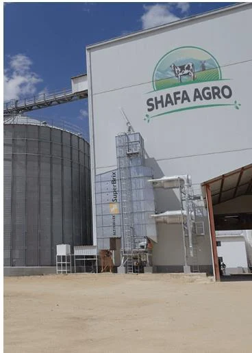 Shafa Agro building and grain silos in Tanzania